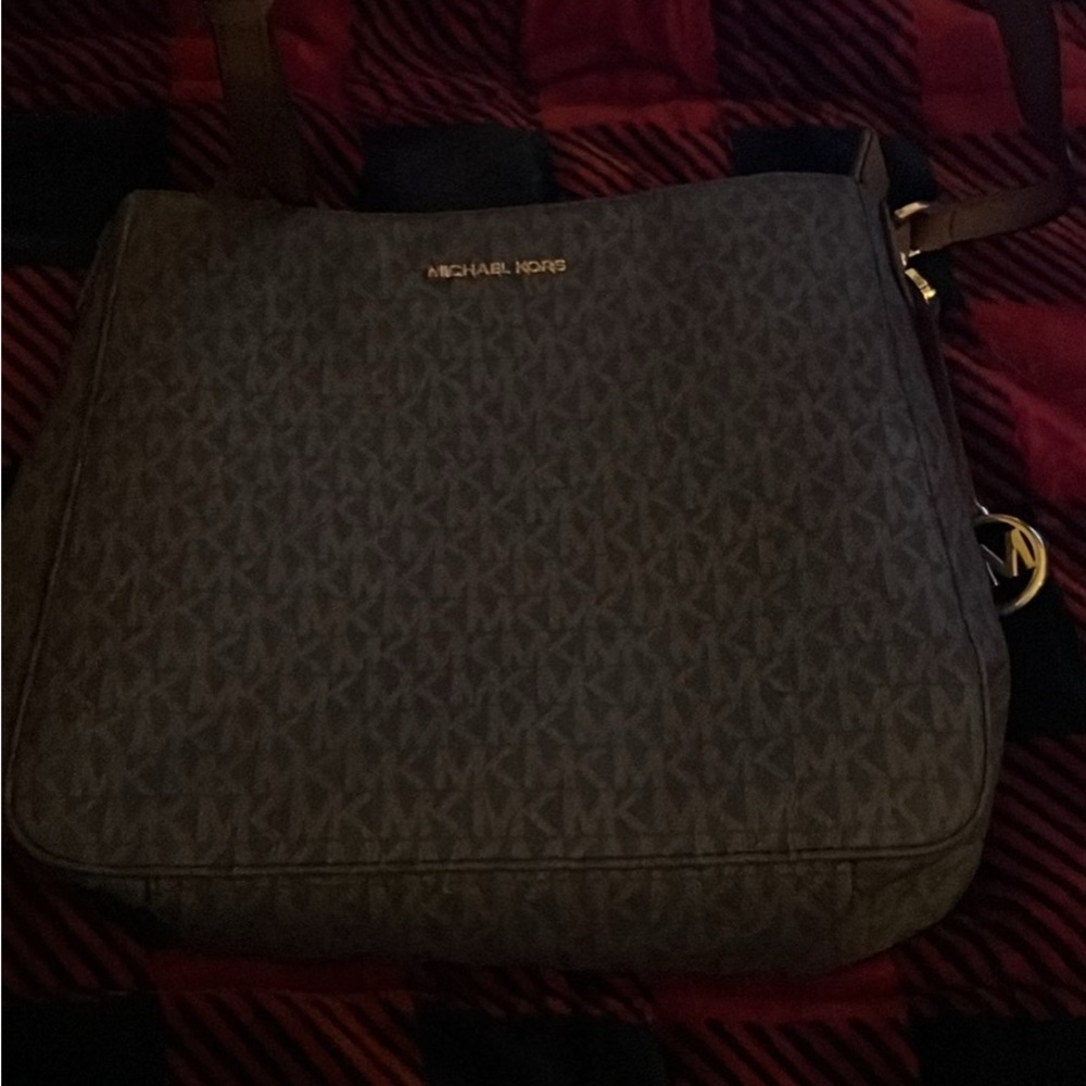 Michael Kors Dark Brown Messenger Bag